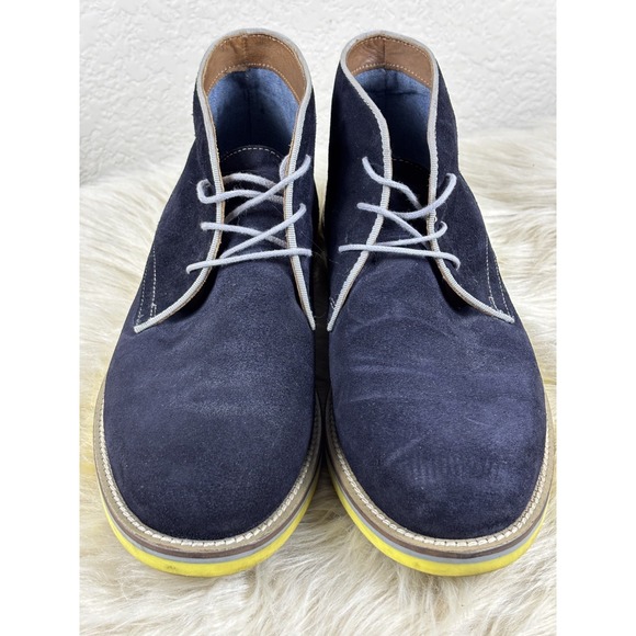 Aldo Blue Suede Chukka Boots 8 Lace Up High Top Rugged Casual Streetwear main image 7